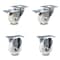 Service Caster 3 Inch Nylon Wheel Swivel Top Plate Caster Lock Brakes 2 Rigid SCC, 2PK SCC-TTL20S314-NYS-2-R-2 - alternate 1